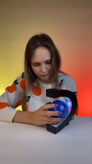 Летающий глобус. Магнитная левитация. 🤔