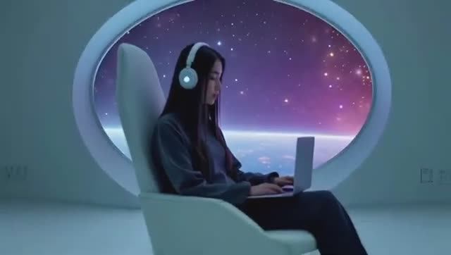 Chill Space Futuristic Lofi Cosmic Ambience Study Vibes