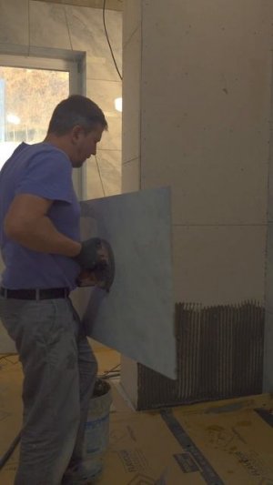 Укладка керамогранита.