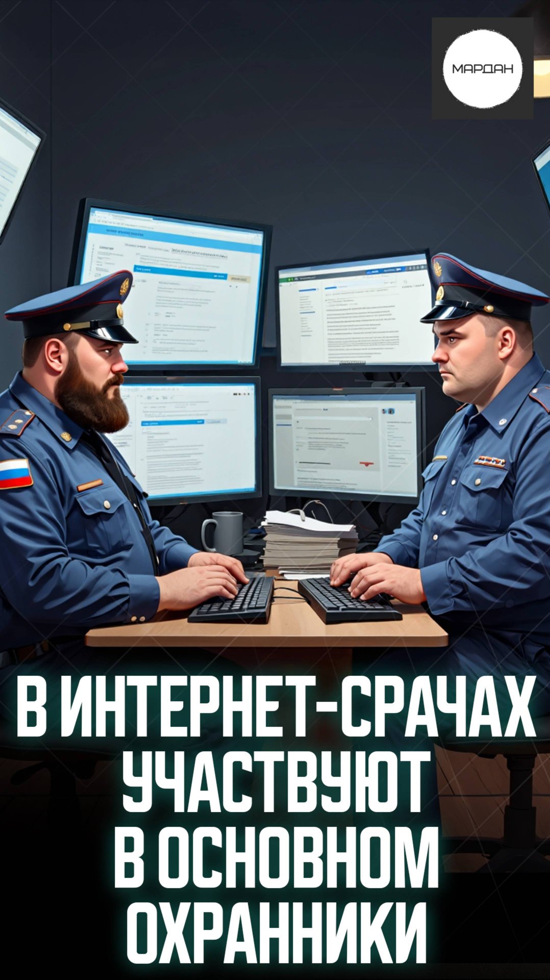 В ИНТЕРНЕТ-СРАЧАХ УЧАСТВУЮТ В ОСНОВНОМ ОХРАННИКИ смотреть онлайн