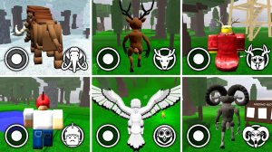 Играйте за ВСЕХ в «99 ночей в лесу» Анимация Роблокс