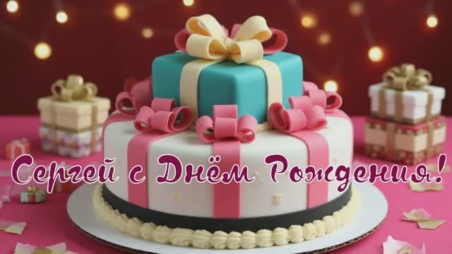 Сергей с Днём Рождения смотреть онлайн