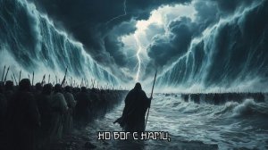 Русская песня — о том, как Господь Бог помог евреям спастись от египтян.