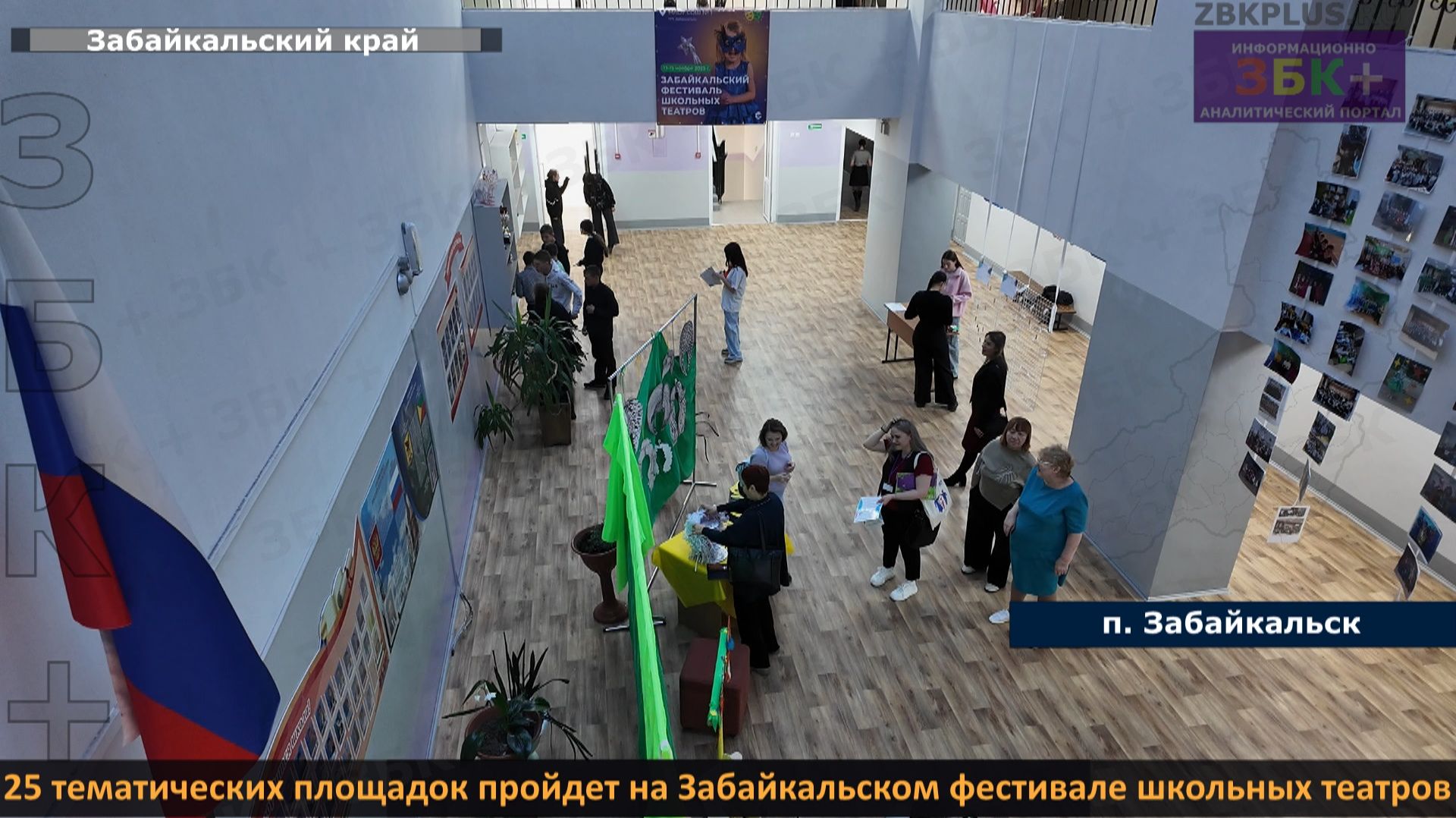 ЗБК + В Забайкальске стартовал большой театральный фестиваль среди школьных театров смотреть онлайн