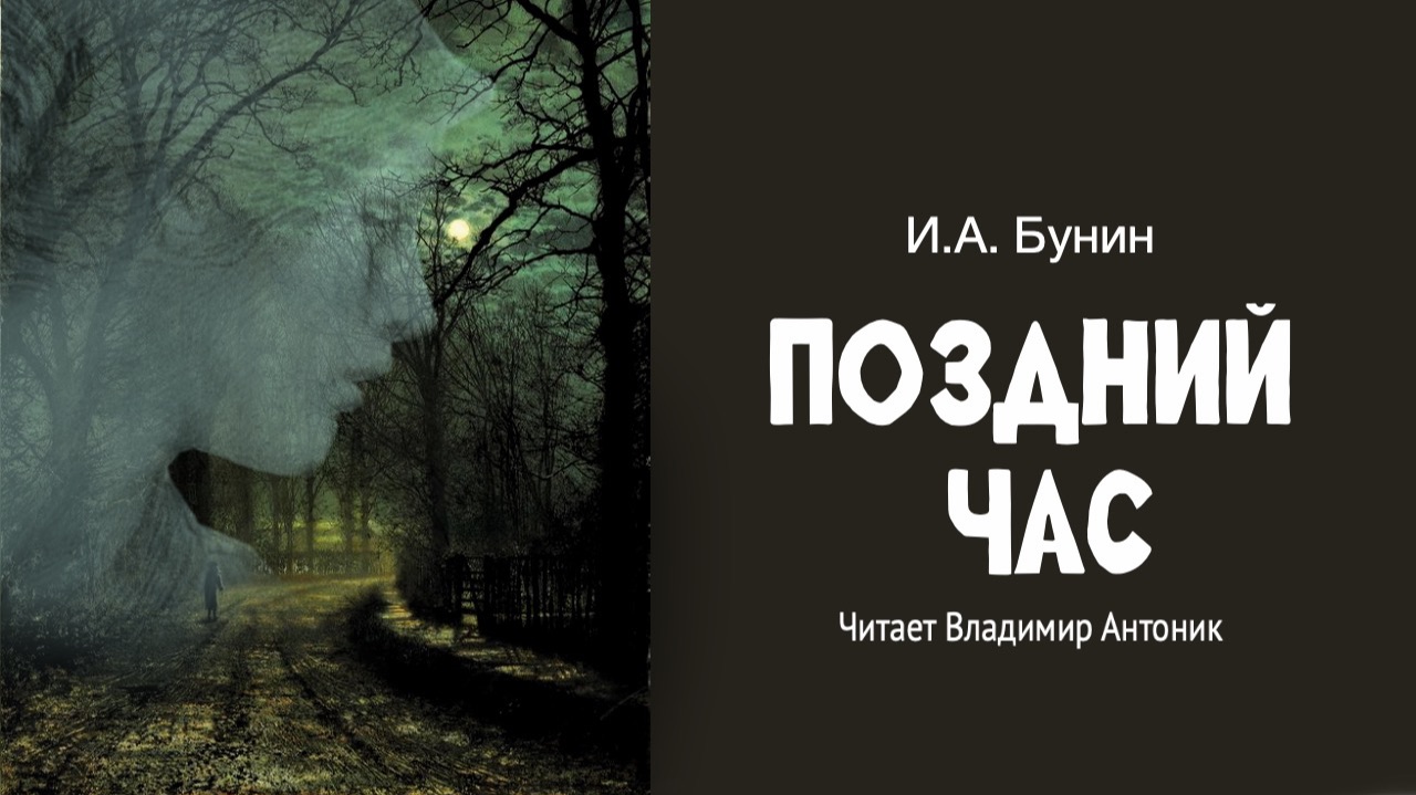 «Поздний час». Иван Бунин. Читает Владимир Антоник. Аудиокнига