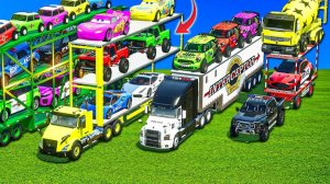 Машинки летают и прыгают! Развивающие мультики Машины помощники