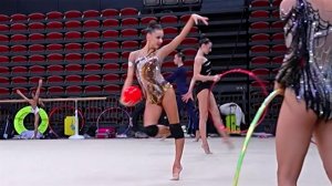 Грандиозный турнир по художественной гимнастике "Небесная грация" проходит в Пекине