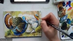 Акрил. Индюки