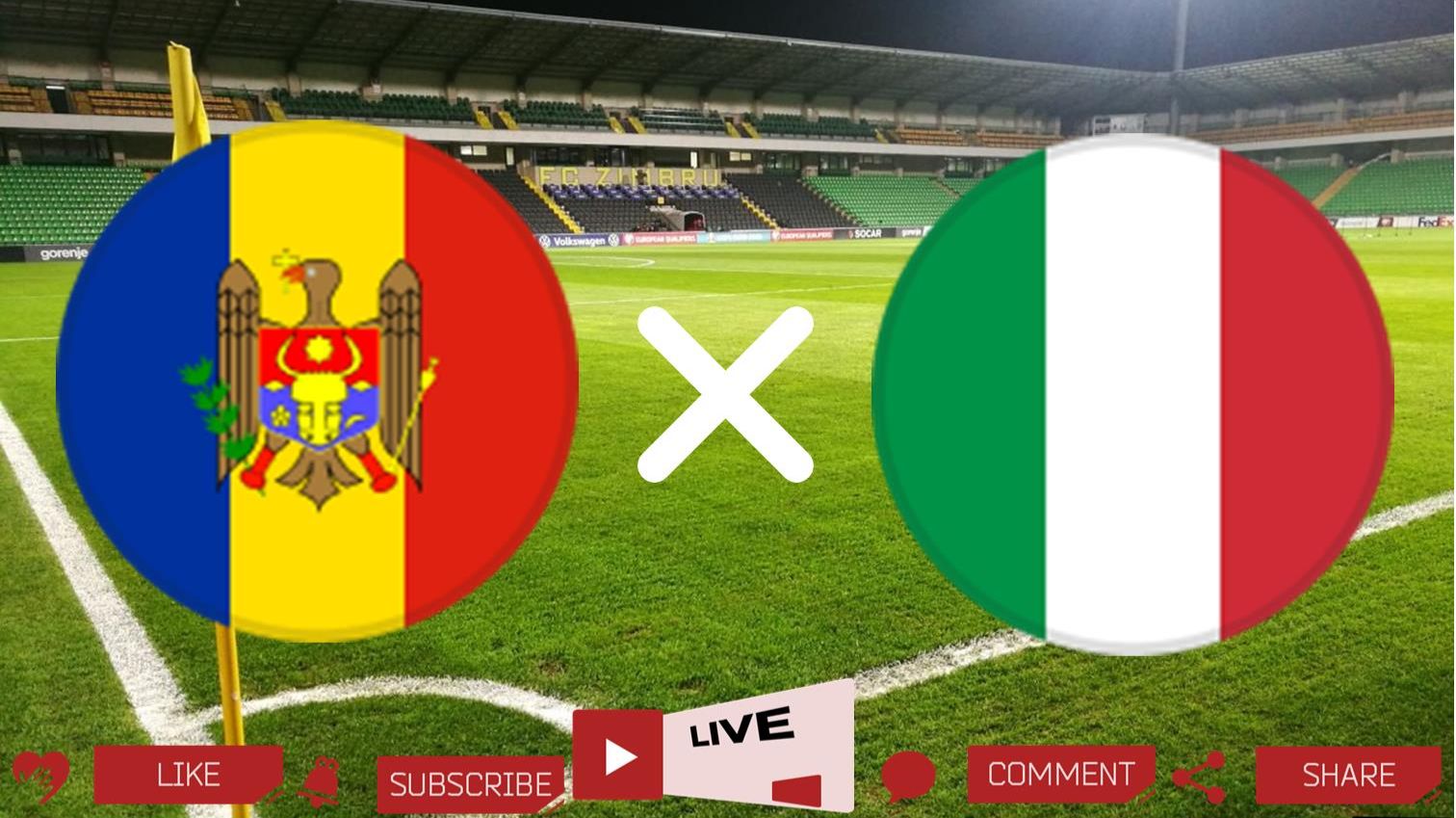 Молдова - Италия | Текстовая трансляция