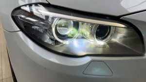 Тюнинг оптики BMW 5 (F10) - Установка Bi-LED линз