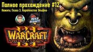 Нежить: Глава 3. Королевство Эльфов | ПОЛНОЕ ПРОХОЖДЕНИЕ WARCRAFT 3 #12