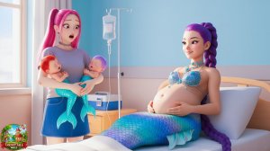 KPOP Demon Hunters Малыш Руми спасает беременную Русалку Руми От Опасности