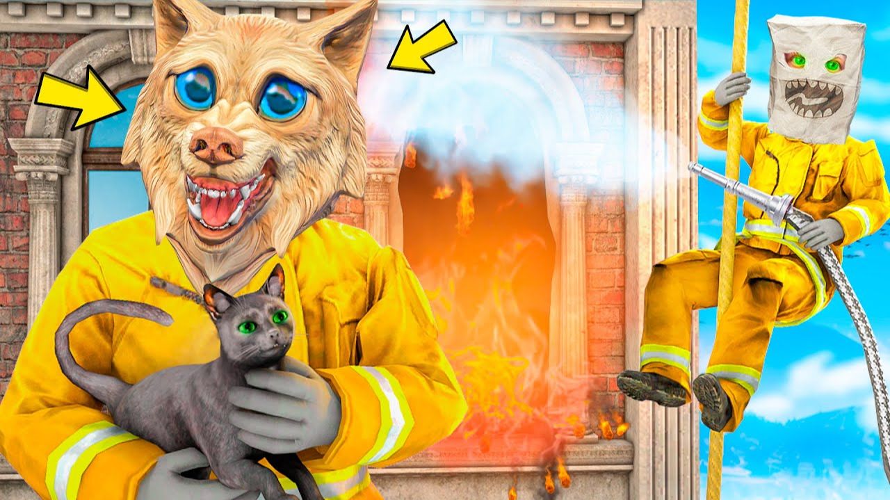 МЫ СТАЛИ ПОЖАРНЫМИ НА 24 ЧАСА ! - ЧЕЛЛЕНДЖИ В ГТА 5 ОНЛАЙН смотреть онлайн