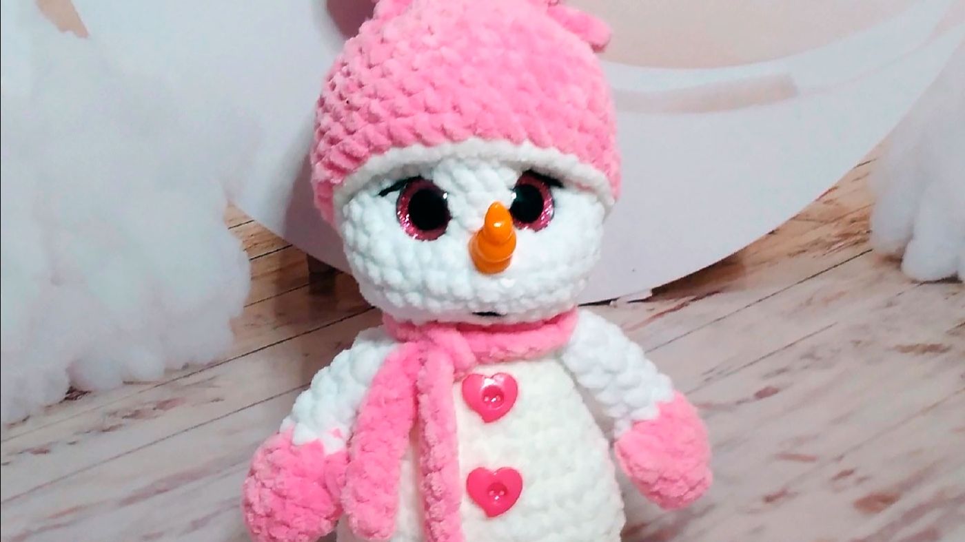 Амигуруми: схема Снеговичок | Игрушки вязаные крючком смотреть онлайн