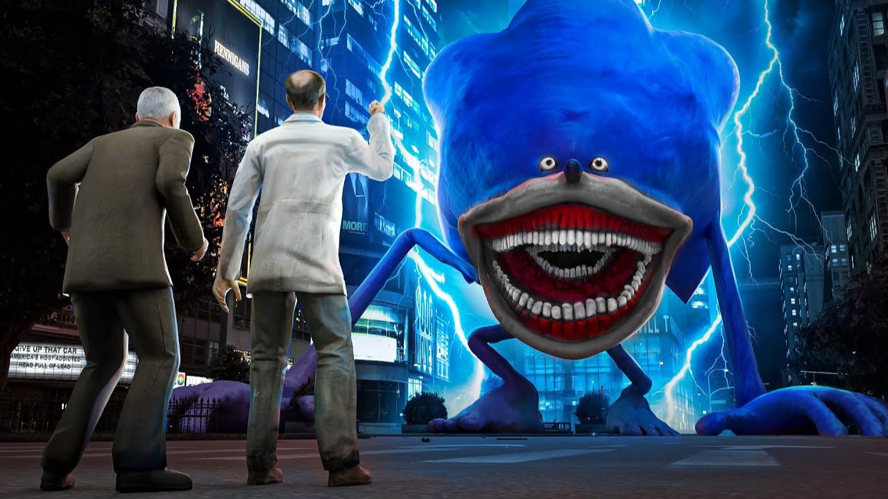 ЗАРЕЙДИЛ МЭРА СОНИКОМ ПОЖИРАТЕЛЕМ в VR в Garry's Mod смотреть онлайн