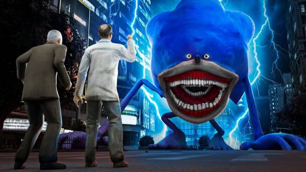 ЗАРЕЙДИЛ МЭРА СОНИКОМ ПОЖИРАТЕЛЕМ в VR в Garry's Mod