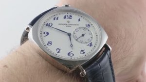 Исторические часы Vacheron Constantin American 1921 (ПЛАТИНОВЫЕ) (82035/000P-B168)