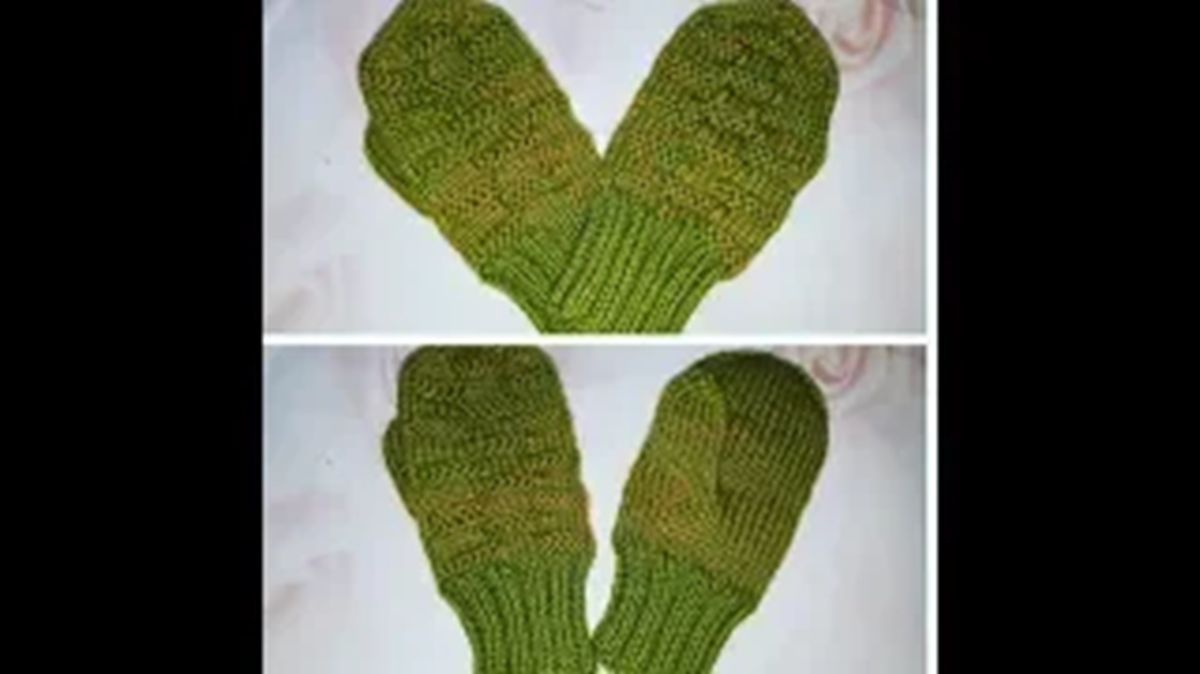 Рукавички детские - МК смотреть онлайн