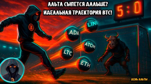 🚨 Альткоины ETH, LTC, ADA, ATOM и LINK сыпятся дальше Идеальная траектория для БИТКОИН
