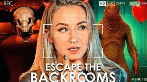 😱 ЗАСТРЯЛИ в страшном отеле! Новые уровни в Бэкрумс // Escape The Backrooms