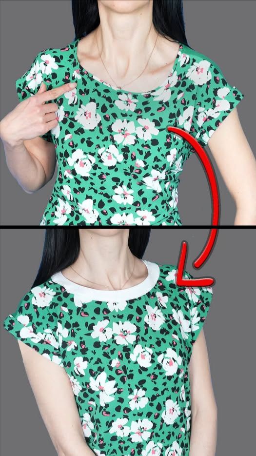 Лучший совет и подсказка, как уменьшить широкий вырез MiARTi Лаборатория Рукоделия 🧵✂️