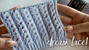 ПОТРЯСАЮЩИЙ И ОЧЕНЬ ПРОСТОЙ УЗОР, который подойдет для любых вещей!