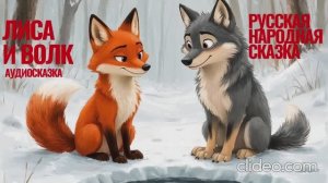 ЛИСА И ВОЛК аудиосказка | лиса и волк слушать