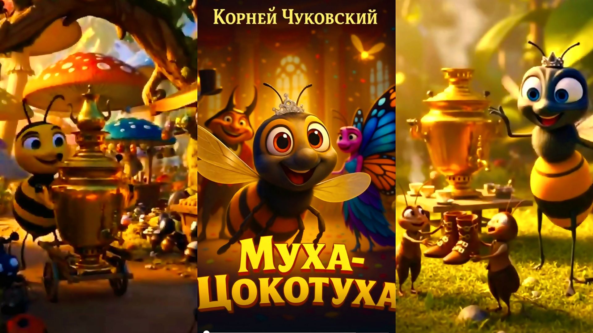 К.И. Чуковский — Муха-Цокотуха смотреть онлайн