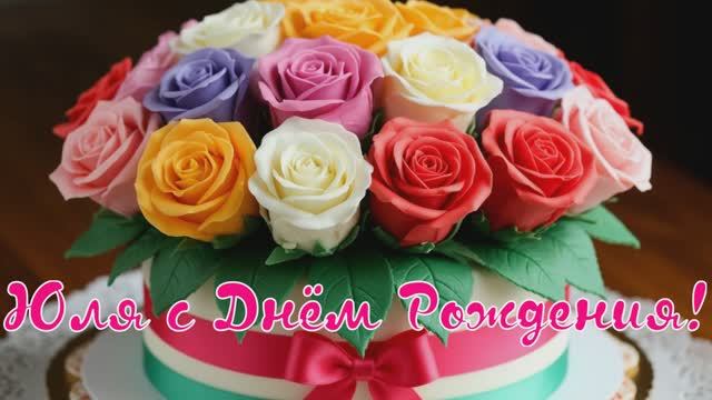 Юля с Днём Рождения смотреть онлайн