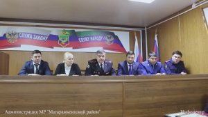 Нариман Эфендиев поздравил с Днём полиции сотрудников ОМВД по Магарамкентскому району. 10. 11. 2025