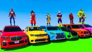 Испытание МЕГА-ПРЫЖКА НА МАШИНАХ ЧЕЛОВЕКА-ПАУКА! БОЙ СУПЕРГЕРОЕВ! Новые эпические трюки! СУПЕР ГОНКИ