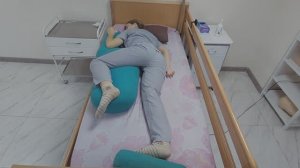 Размещение пациента в положении Симса