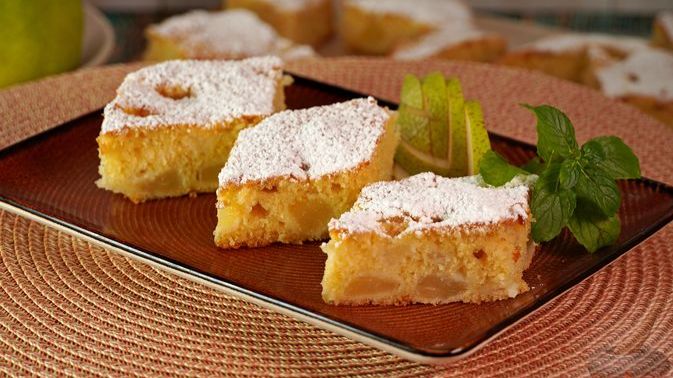 Пышная и нежная выпечка на скорую руку. ГРУШЕВЫЙ ПИРОГ смотреть онлайн