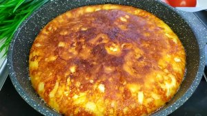 Ленивый хачапури: лепешка с сыром и творогом на сковороде🧀