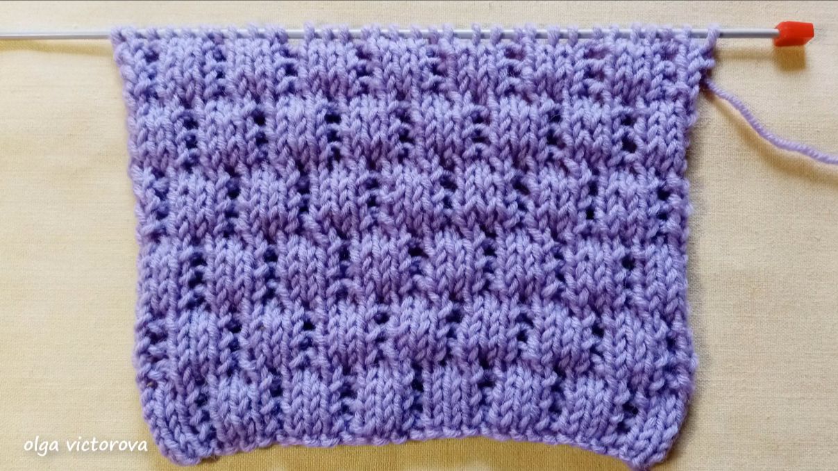 519 РЕЛЬЕФНЫЙ УЗОР С ЭФФЕКТОМ ОБЪЕМА Вязание Узоры спицами смотреть онлайн