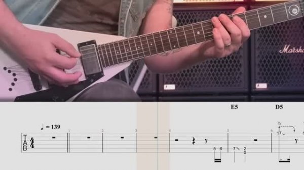 Megadeth - Peace Sells Cover (Табулатура) Guitar Tutorial TABS