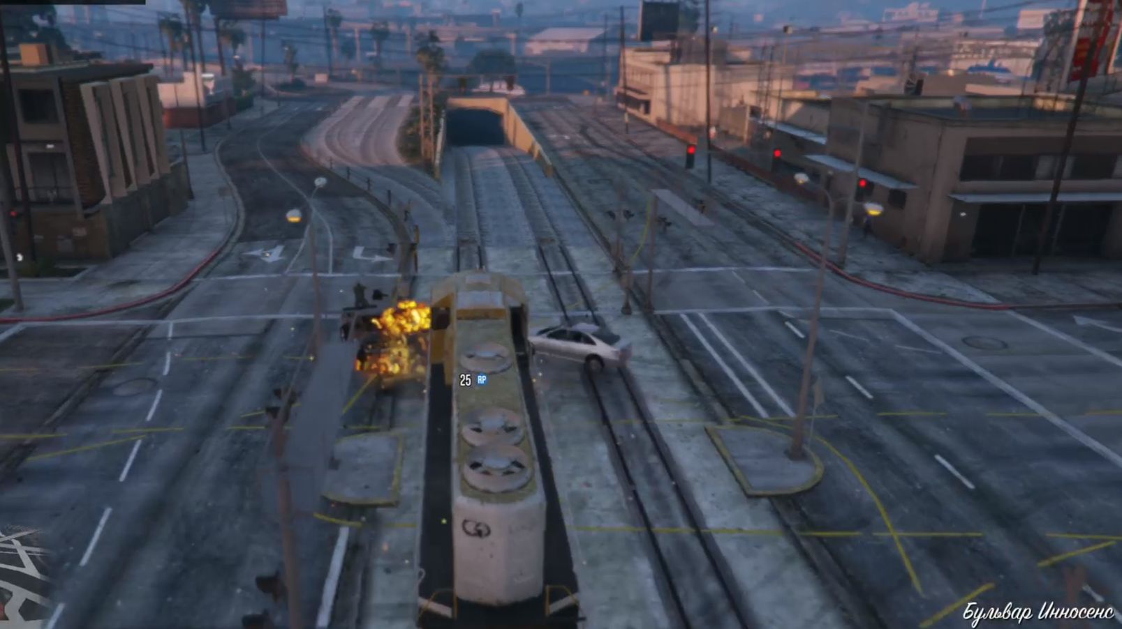 Grand Theft Auto V_28часть. Проходим миссию с ограблением поезда! #GTA5ONLINE#Поезд#Побег#RUTUBE