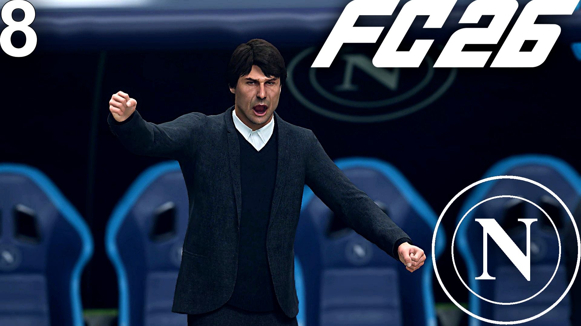 FC 26 КАРЬЕРА ЗА НАПОЛИ #8 - БИТВА В СЕРИИ А И В ЛЧ!!! смотреть онлайн