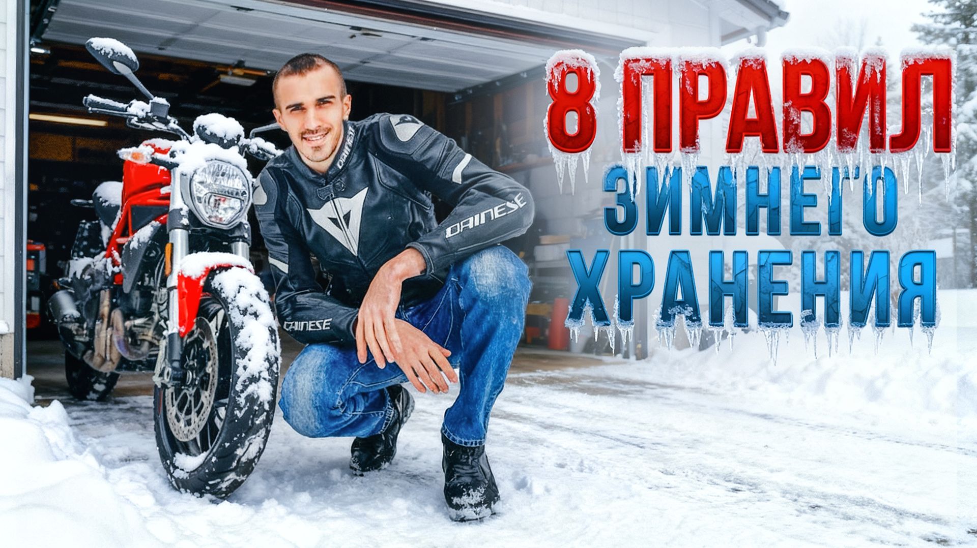 Как подготовить мотоцикл к зимнему хранению смотреть онлайн