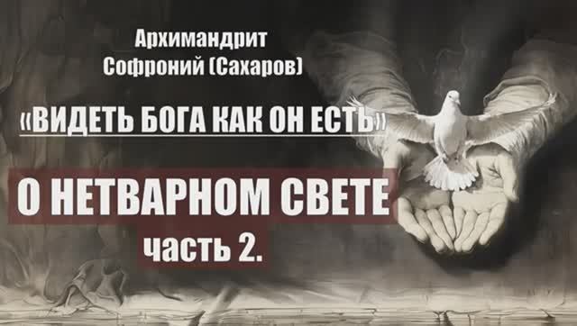Архимандрит Софроний (Сахаров) - ВИДЕТЬ БОГА КАК ОН ЕСТЬ. Глава 14. О нетварном смотреть онлайн