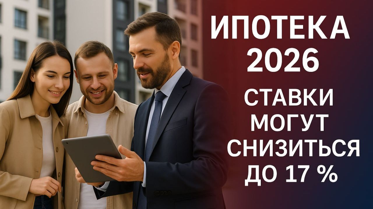 Ипотека 2026: ставки могут снизиться до 17 % - что это значит для покупателей жилья смотреть онлайн