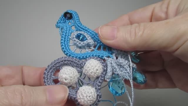 Рассказываю как я сделала гнездышко из жгутов и обвязанных бусин смотреть онлайн