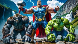 ЭПИЧЕСКАЯ БИТВА ЧЕЛОВЕКА-ПАУКА против СИНЕГО ХАЛКА!