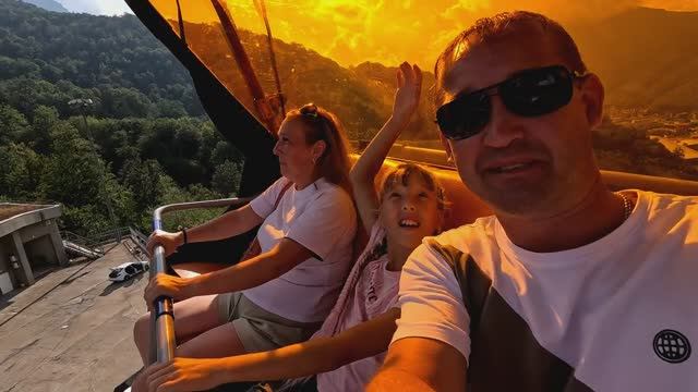 Красная поляна экскурсия . катаемся на подъемниках. смотреть онлайн