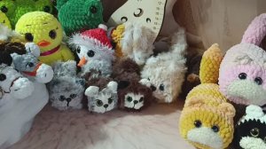 влог. готовые игрушки. 4-5 неделя в марафоне Радуга 🌈. Дружба крючка.