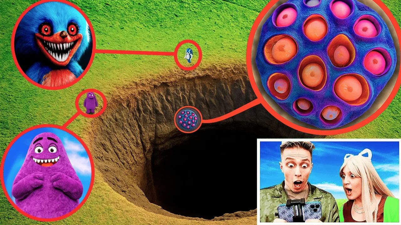 МОЙ ДРОН ПОЙМАЛ ГРИМАС, ТРИПОФОБИЮ И SONIC.EXE! смотреть онлайн