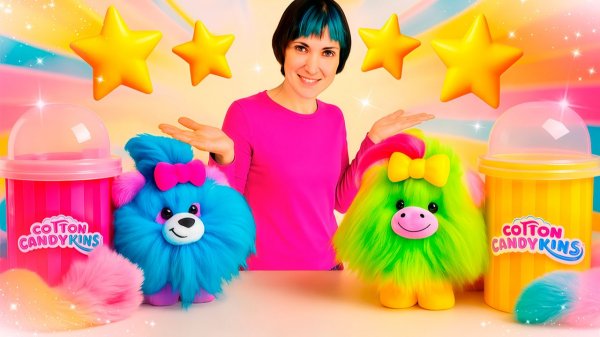 Маша Капуки и подружки Cotton Candykins устроили чаепитие! Видео для детей про игрушки