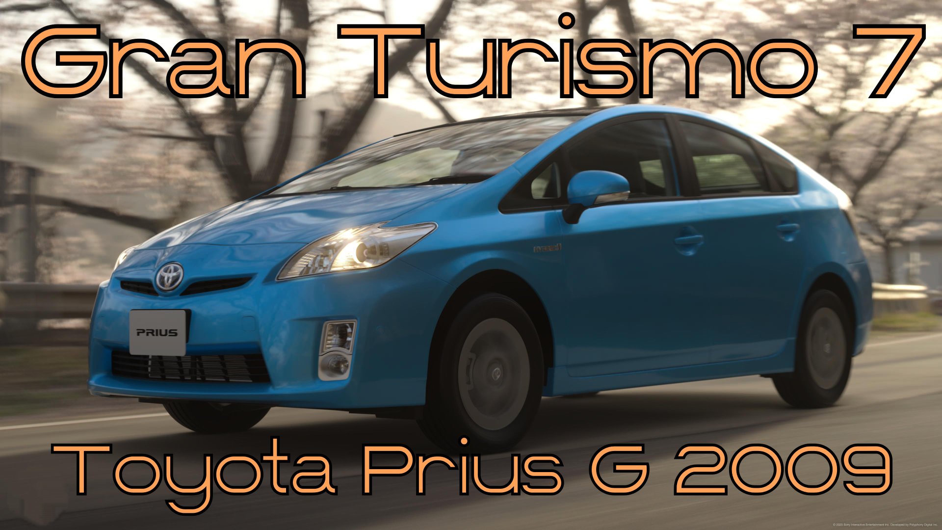 Toyota Prius G 2009 — гибридный пионер автомобильной индустрии в мире Gran Turismo 7 🌍⚡️ смотреть онлайн