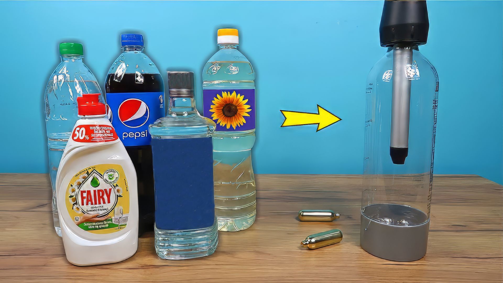 Что если газировать Чай, Фери, Подсолнечное масло, Уксус ? смотреть онлайн