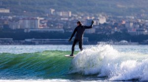 Осень в Геленджике это волны, ветер, серфинг, паруса и прозрачный воздух